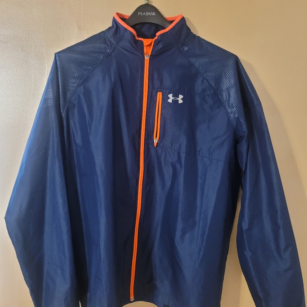 Mens Under Armour Run Full Zip Jacket 2XL
